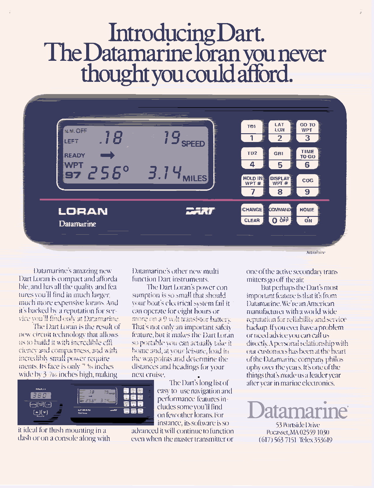 Datamarine Dart – Loran system